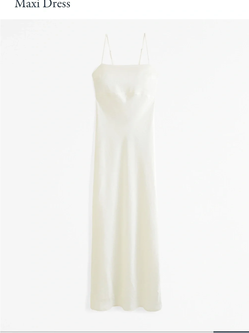 The A&F Julia Slip Cowl Back-Bow Maxi Dress